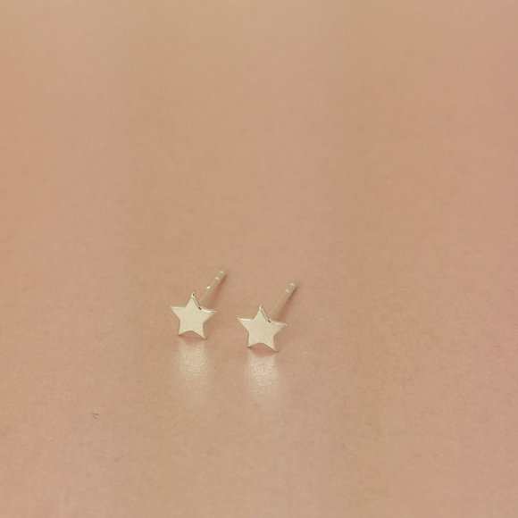 Gold Filled Mini Star Studs - Picture 2 of 3